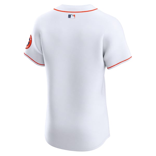 Houston Astros Nike Home Vapor Premier Elite Patch Jersey - White - Image 3