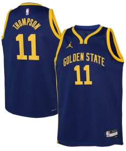 Klay Thompson Golden State Warriors Jordan Brand Youth Swingman Jersey - Statement Edition - Blue