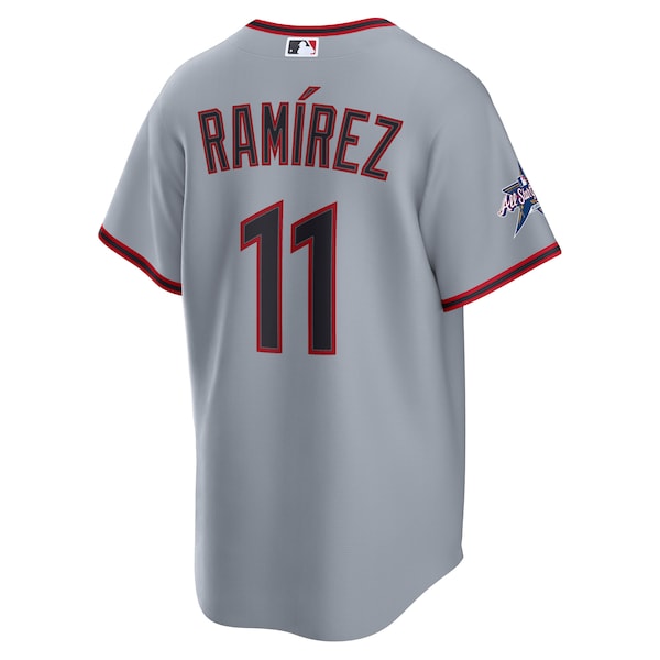 Jos¨¦ Ram¨ªrez Cleveland Guardians Nike 2025 MLB All-Star Game Road Replica Player Jersey - Gray - Image 2