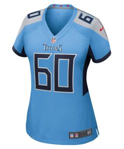 Alternative view of Sam Mustipher Tennessee Titans Nike Women's Team Game Jersey -  Light Blue