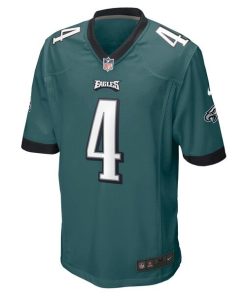 Alternative view of Jake Elliott Philadelphia Eagles Nike Game Jersey - Midnight Green