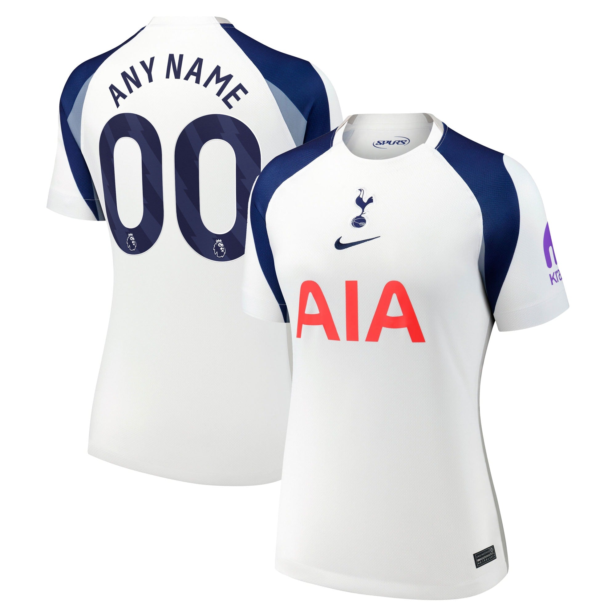 Tottenham Hotspur Nike Women's 2025/26 Third Replica Custom Jersey - Yellow/White - Image 6