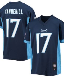 Ryan Tannehill Tennessee Titans Youth Replica Player Jersey - Navy