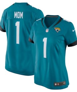 Number 1 Mom Jacksonville Jaguars Nike Women's Game Jersey - Teal