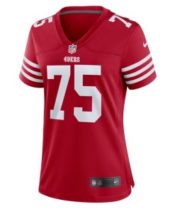 Alternative view of Brandon Parker San Francisco 49ers Nike Women's Team Game Jersey -  Scarlet