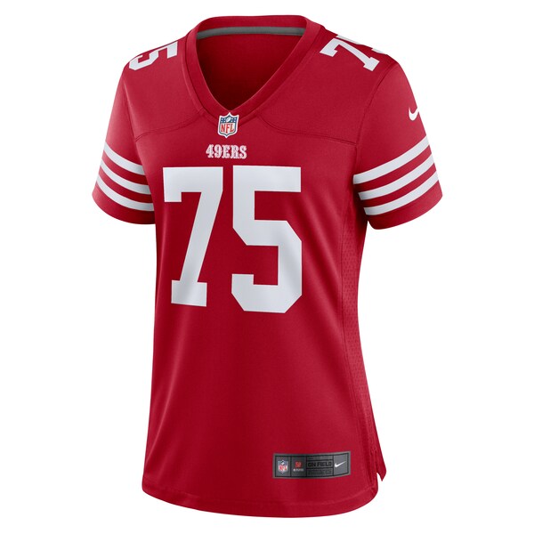Brandon Parker San Francisco 49ers Nike Women's Team Game Jersey - Scarlet - Image 2