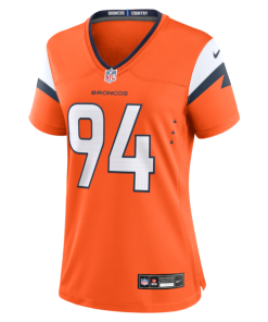 Alternative view of DeMarcus Ware Denver Broncos Nike Women's Team Retired Game Jersey -  Orange