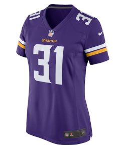 Alternative view of Khyree Jackson Minnesota Vikings Nike Women's Game Jersey -  Purple