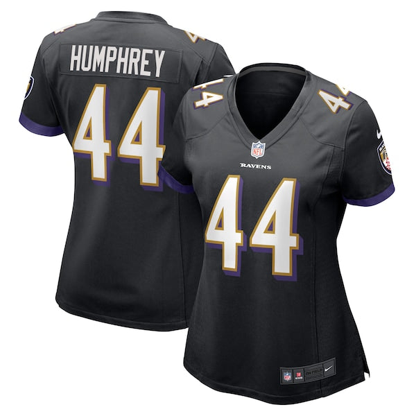 Marlon Humphrey Baltimore Ravens Nike Women's Game Jersey - Black/Purple - Image 2