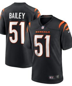 Markus Bailey Cincinnati Bengals Nike Game Jersey - Black
