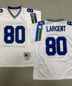 Steve Largent Seattle Seahawks Authentic Throwback Retired Player Jersey