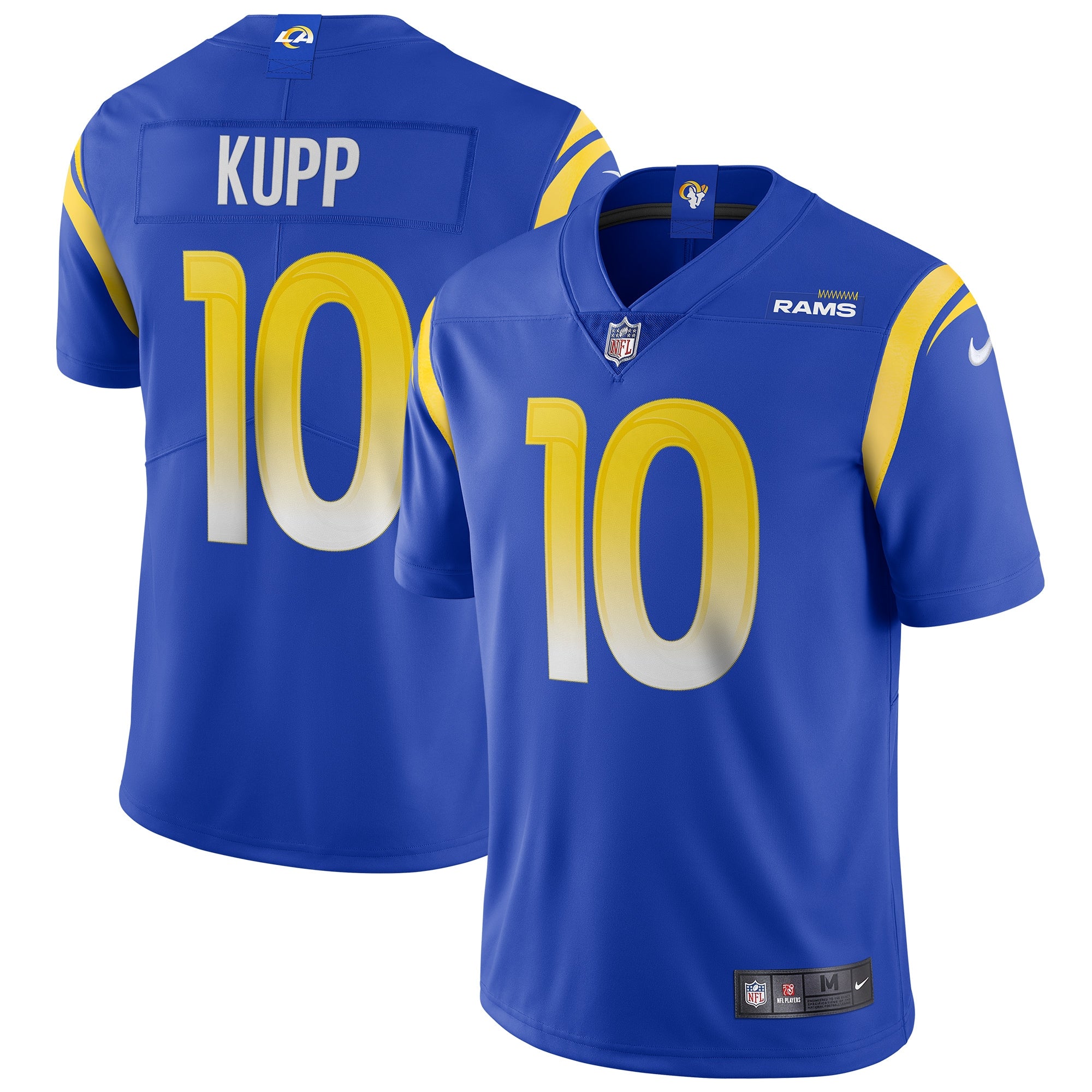 Cooper Kupp Los Angeles Rams Nike Vapor Limited Jersey - Bone/Royal - Image 6