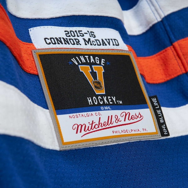 Connor McDavid Edmonton Oilers 2015/16 Blue Line Player Jersey - Blue - Image 4