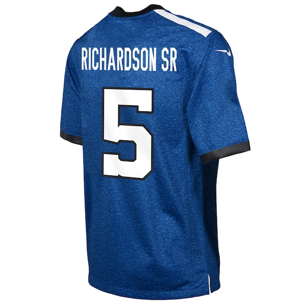 Anthony Richardson Sr. Indianapolis Colts Nike Youth Alternate Indiana Nights Game Jersey - Royal - Image 3