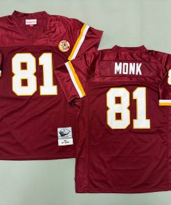 Art Monk Washington Redskins Authentic Throwback Retired Player Jersey