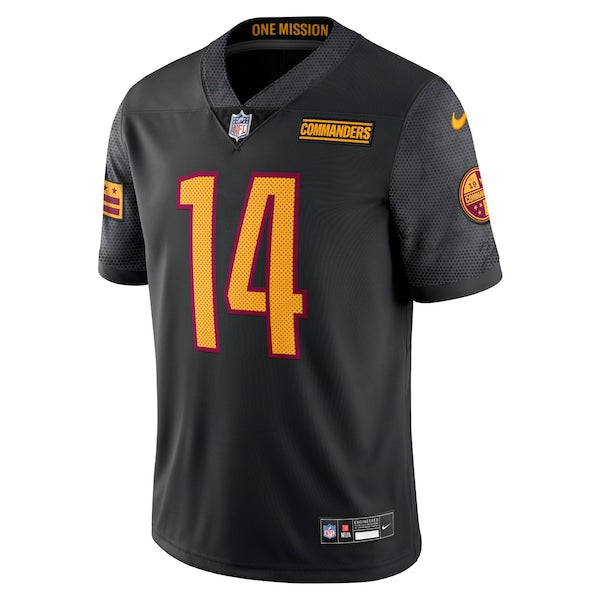 Sam Howell Washington Commanders Nike Alternate Vapor Untouchable Limited Jersey - Black - Image 2