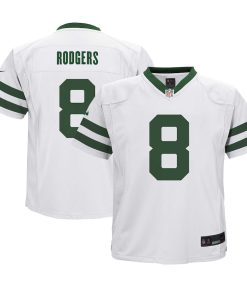 Aaron Rodgers New York Jets Nike Preschool Alternate Game Jersey - White