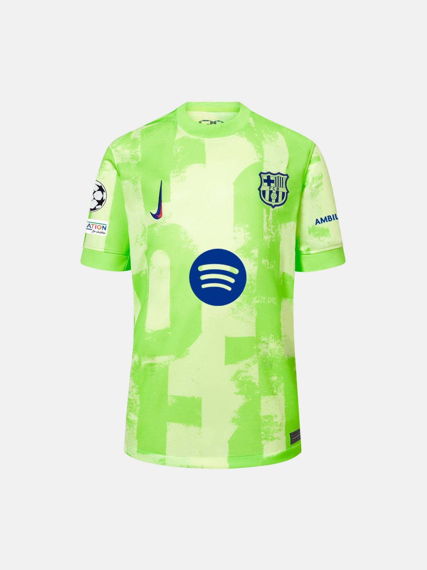 Barcelona 24/25 Nike Third Kit Custom Jersey - Yellow