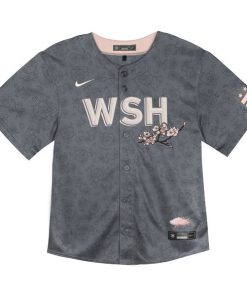 Alternative view of Washington Nationals Nike Toddler City Connect Limited Jersey - Charcoal