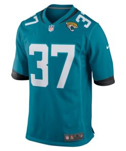 Alternative view of Tre Herndon Jacksonville Jaguars Nike Game Jersey - Teal