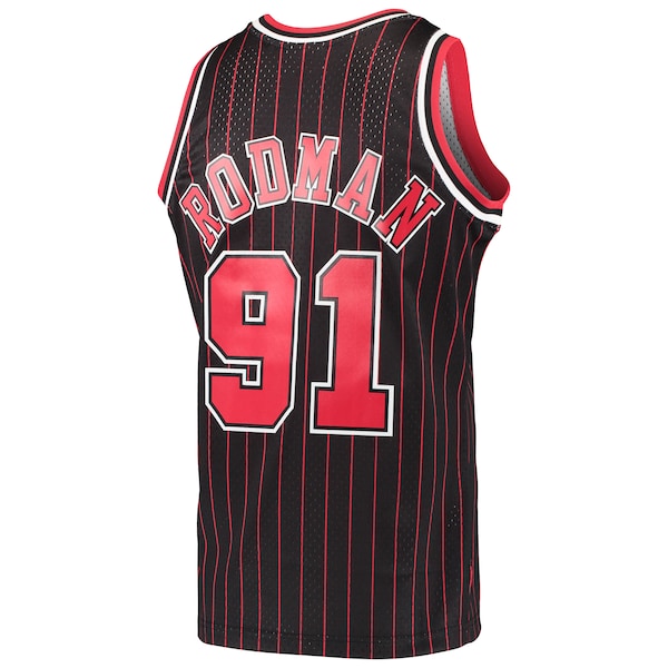 Dennis Rodman Chicago Bulls Hardwood Classics Swingman Jersey - Black - Image 3