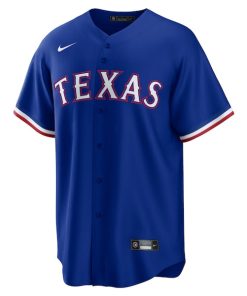 Alternative view of Corey Seager Texas Rangers Nike Alternate Replica Player Jersey - Royal