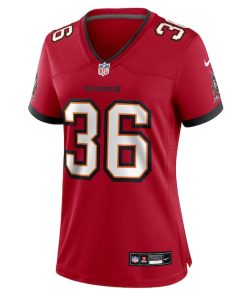 Alternative view of J. J. Roberts Tampa Bay Buccaneers Nike Women's Team Game Jersey -  Red