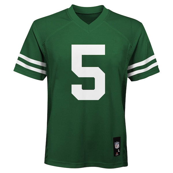 Garrett Wilson New York Jets Youth Replica Player Jersey - Legacy Green - Image 2