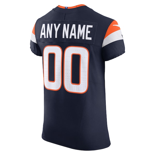 Denver Broncos Nike Alternate Vapor F.U.S.E. Elite Custom Jersey - Navy - Image 3