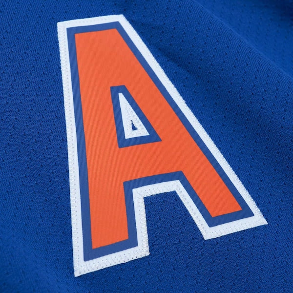 Mark Messier Edmonton Oilers Alternate Captain Patch 1986/87 Blue Line Player Jersey - Royal - Image 4