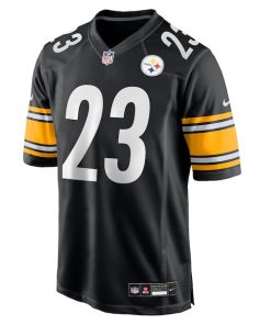 Alternative view of Darius Slay Pittsburgh Steelers Nike Team Game Jersey -  Black