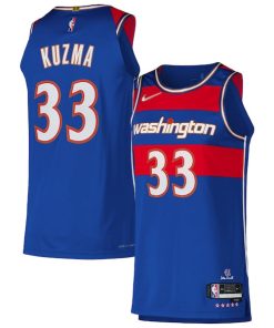Kyle Kuzma Washington Wizards Nike Authentic Player Jersey - City Edition - Royal