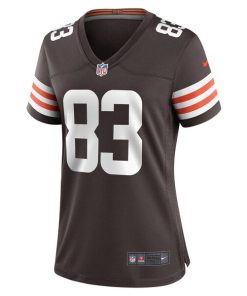 Alternative view of Zaire Mitchell-Paden Cleveland Browns Nike Women's Team Game Jersey -  Brown
