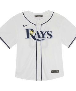 Alternative view of Tampa Bay Rays Nike Youth Home Game Jersey - White