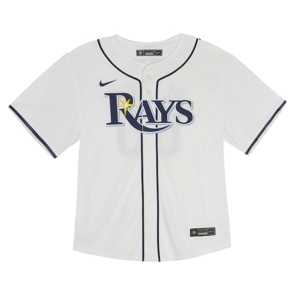 Tampa Bay Rays Nike Youth Home Game Jersey - White - Image 2