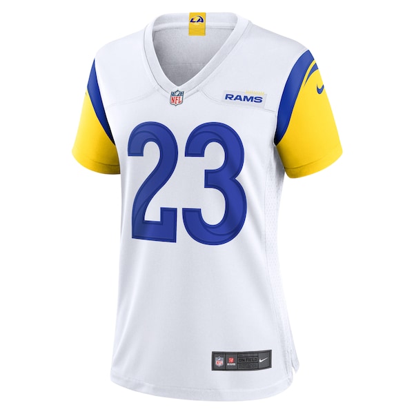 Cam Akers Los Angeles Rams Nike Women's Game Jersey - White - Image 3