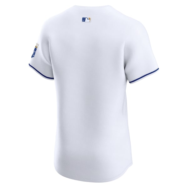 Kansas City Royals Nike Home Elite Jersey - White - Image 3