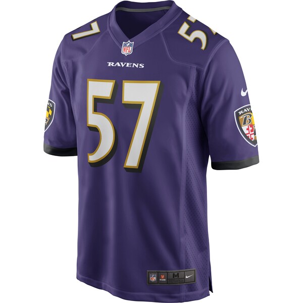 Bart Scott Baltimore Ravens Nike Game Retired Player Jersey - Purple - Image 2