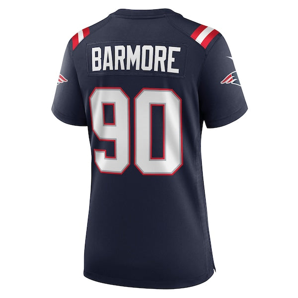 Christian Barmore New England Patriots Nike Women's Player Game Jersey - Navy - Image 3