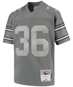 Alternative view of Jerome Bettis Pittsburgh Steelers Youth 1996 Retired Player Metal Replica Jersey - Charcoal