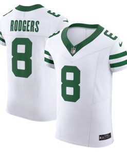 Aaron Rodgers New York Jets Nike Alternate Vapor F.U.S.E. Elite Jersey - White