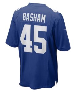 Alternative view of Boogie Basham New York Giants Nike  Game Jersey -  Royal