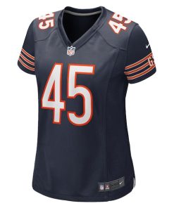 Alternative view of Amen Ogbongbemiga Chicago Bears Nike Women's  Game Jersey -  Navy