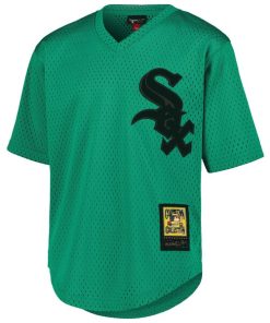 Alternative view of Frank Thomas Chicago White Sox Youth Cooperstown Collection?Mesh Batting Practice Jersey - Green