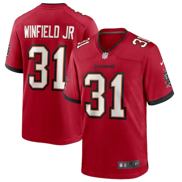 Antoine Winfield Jr. Tampa Bay Buccaneers Nike Game Jersey - Red/Pewter - Image 2