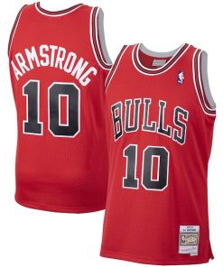B. J. Armstrong Chicago Bulls 2001/02 Hardwood Classics Swingman Jersey - Red