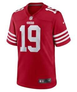 Alternative view of Deebo Samuel San Francisco 49ers Nike Women's Team Game Jersey - Scarlet