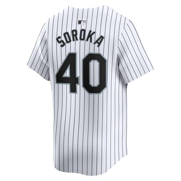 Michael Soroka Chicago White Sox Nike Home Limited Player Jersey?ยจC White - Image 3