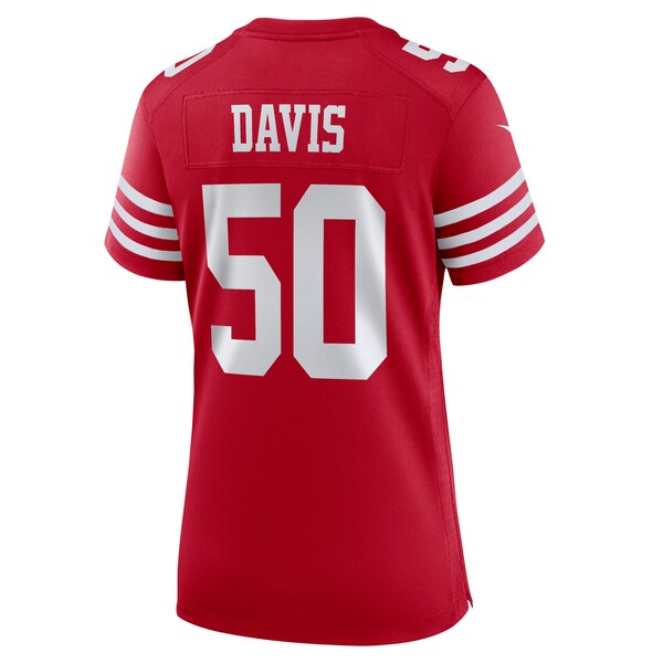 Khalil Davis San Francisco 49ers Nike Women's Team Game Jersey - Scarlet - Image 3