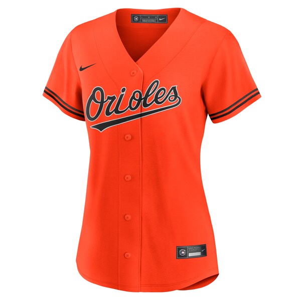 Adley Rutschman Baltimore Orioles Nike Women's Alternate Replica Player Jersey - Orange/White - Image 6